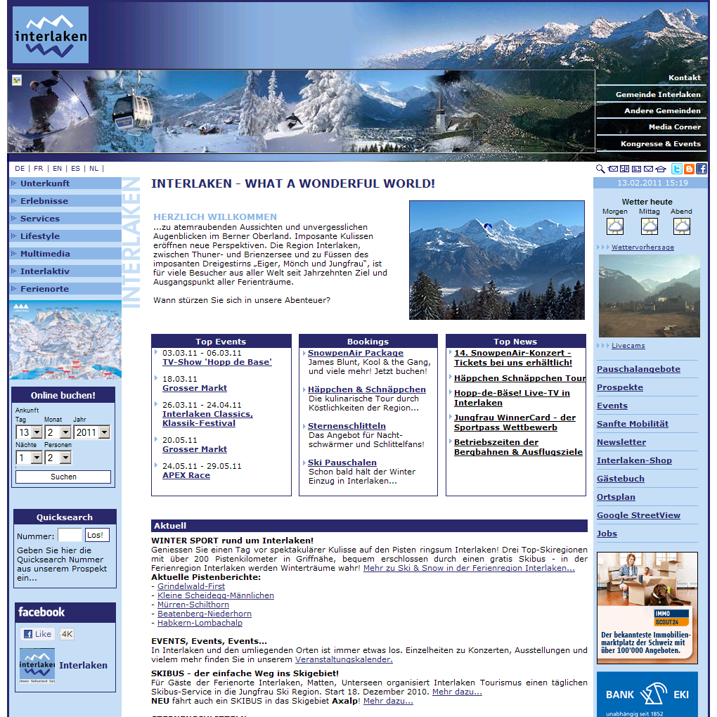 Interlaken - Hotels Interlaken, Hotel Berner Oberland - Tourismus Interlaken